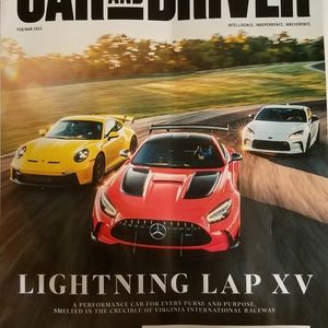 Two magazines 1 Car and Driver Magazine Febuary/March 2022 issue 1 The Bu